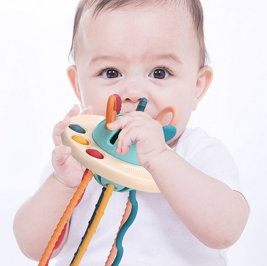 Pull String Developmental Sensory toy for babies