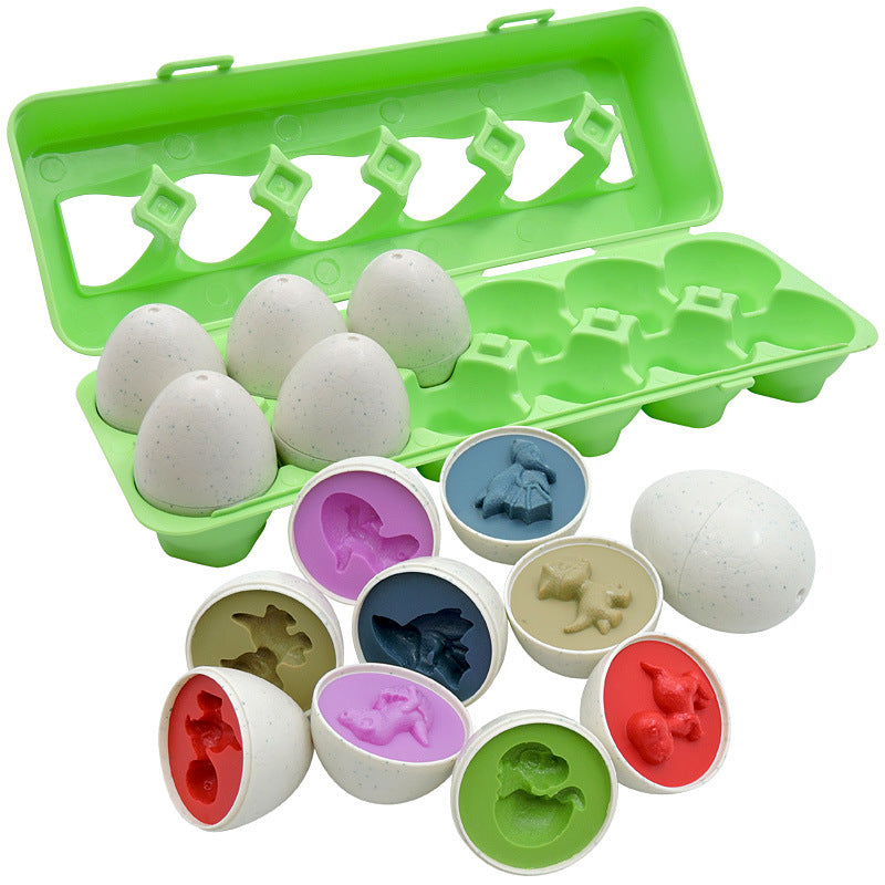 The original Montessori Egg Matching puzzle