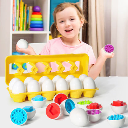 The original Montessori Egg Matching puzzle