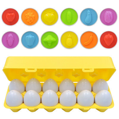 The original Montessori Egg Matching puzzle