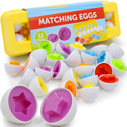 The original Montessori Egg Matching puzzle